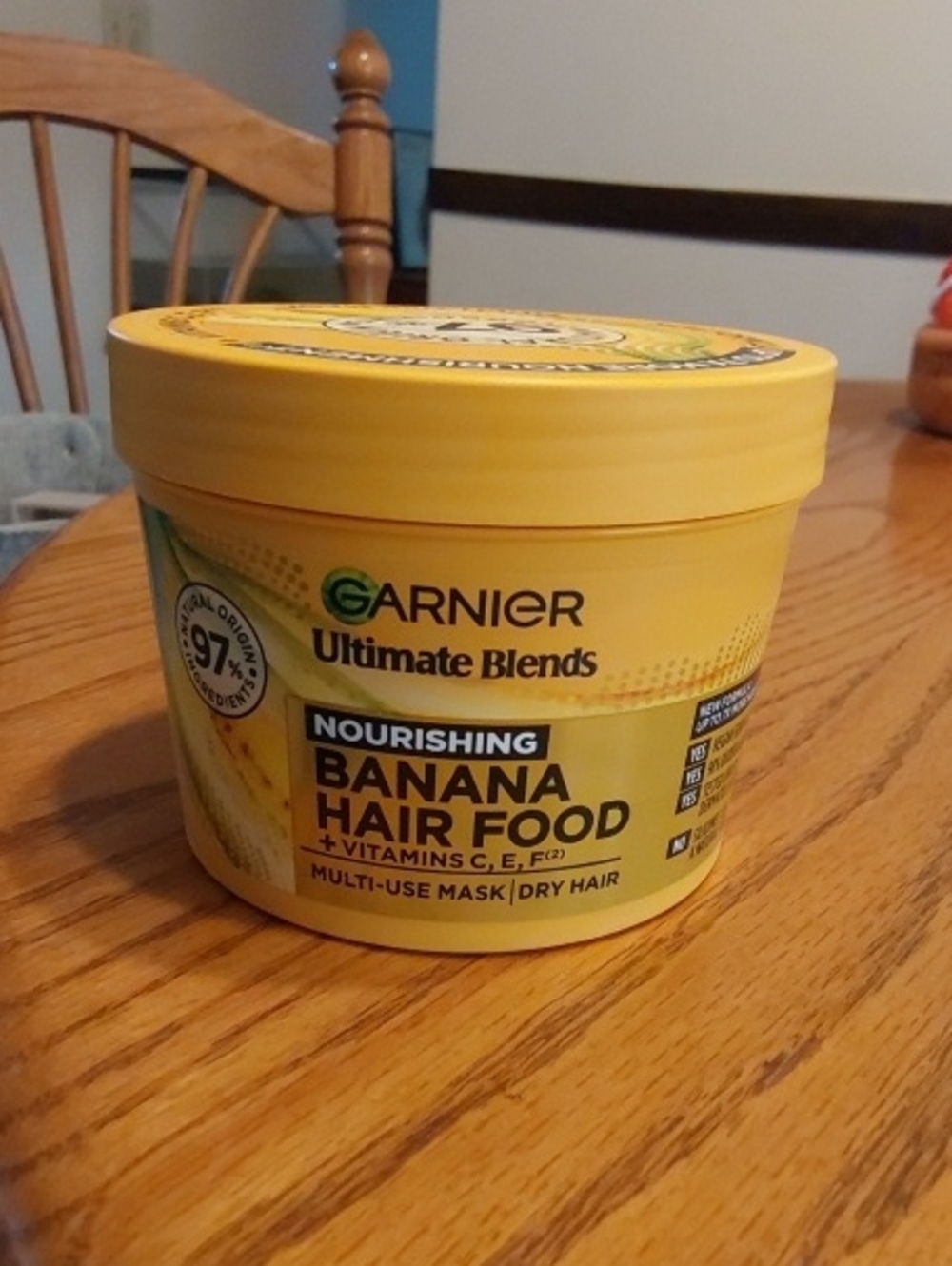 Garnier Ultimate Blends Banana Hair Food - Yellow Tub